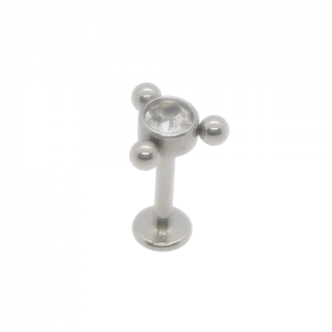 Piercing Labret Modelo 68 Aço 316L